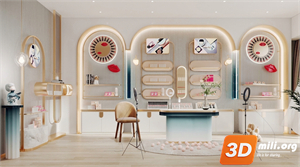 Cosmetic Store Skp Files 